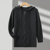 Men's Full Zip Knit Hoodie