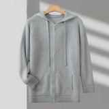 Men's Full Zip Knit Hoodie