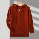 Men's Full Zip Knit Hoodie