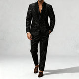 Men's Sequin Two Piece Suit