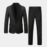 Men's Sequin Two Piece Suit