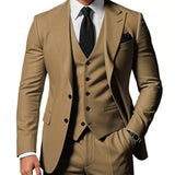 Men's Three Piece Formal Suit Set