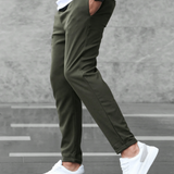 Men's Slim Fit Drawstring Chino Pants
