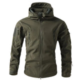 Men's Hooded Softshell Zip Jacket