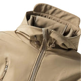 Men's Hooded Softshell Zip Jacket