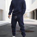 Men's Hooded Jogger Tracksuit Set