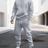 Men's Hooded Jogger Tracksuit Set
