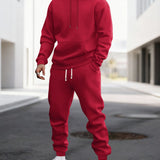 Men's Hooded Jogger Tracksuit Set