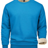 Men's Fleece Lined Crew Neck Sweatshirt