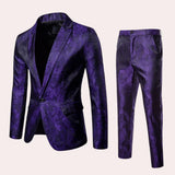 Men's Velvet Two Piece Suit