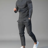 Men's Crew Neck Jogger Tracksuit Set