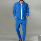 Men's Zip Up Casual Tracksuit Set