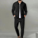 Men's Zip Up Casual Tracksuit Set