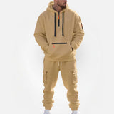 Men's Hooded Jogger Tracksuit Set