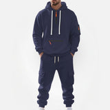 Men's Hooded Jogger Tracksuit Set