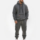 Men's Hooded Jogger Tracksuit Set