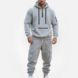 Men's Hooded Jogger Tracksuit Set