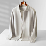Men's Open Front Knit Cardigan