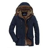 Men's Hooded Sherpa Lined Parka Jacket