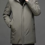 Men's Hooded Longline Parka Jacket