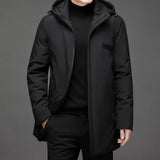 Men's Hooded Longline Parka Jacket