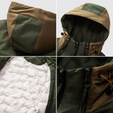 Men's Color Block Hooded Softshell Jacket