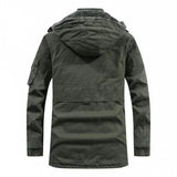 Men's Hooded Sherpa Lined Parka Jacket