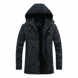 Men's Hooded Sherpa Lined Parka Jacket