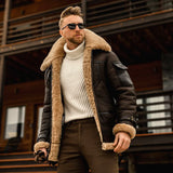 Men's Sherpa Collar Bomber Jacket