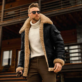 Men's Sherpa Collar Bomber Jacket