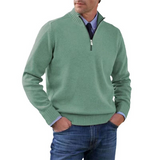 Men's Half Zip Knit Pullover Sweater