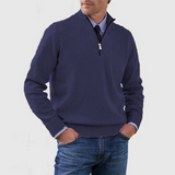 Men's Half Zip Knit Pullover Sweater