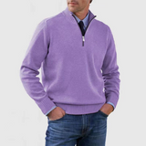 Men's Half Zip Knit Pullover Sweater