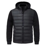 Men's Hooded Hybrid Quilted Jacket