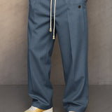 Men's Wide Leg Drawstring Pants