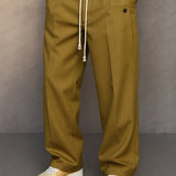 Men's Wide Leg Drawstring Pants