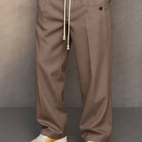 Men's Wide Leg Drawstring Pants