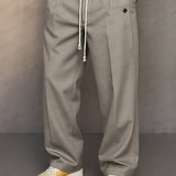 Men's Wide Leg Drawstring Pants