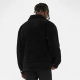 Men's Suede Zip Trucker Jacket