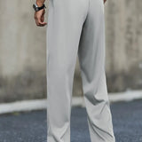 Men's Relaxed Fit Wide Leg Trousers