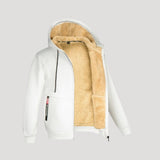 Men's Hooded Sherpa Lined Zip Jacket
