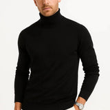 Harbour Weston Men's Virgin Wool Turtleneck Sweater - Classic Design with Comfortable Fit