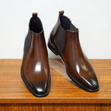 Men's Leather Chelsea Dress Boots