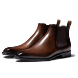 Men's Leather Chelsea Dress Boots