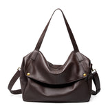 Women's Signature Black Leather Bag