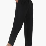 Men's High Waist Straight Leg Dress Trousers