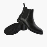 Matteo Ricci | Classic Chelsea Leather Boots with Timeless Edge For Men