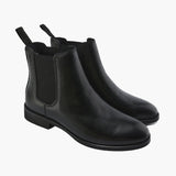Matteo Ricci | Classic Chelsea Leather Boots with Timeless Edge For Men