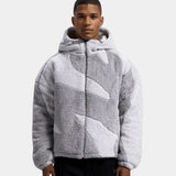 Men's Color Block Hooded Windbreaker Jacket