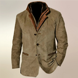 Men's Layered Collar Casual Blazer